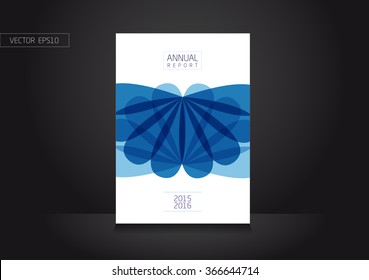 Template Brochure. Cover Design. Annual Report. Vector eps10