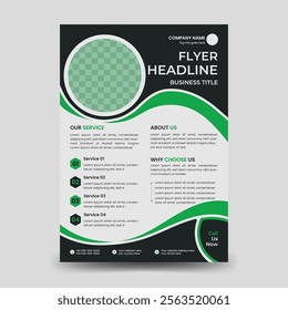 Template brochure design, Business flyer template, Corporate business flyer template, flyer template with photo.