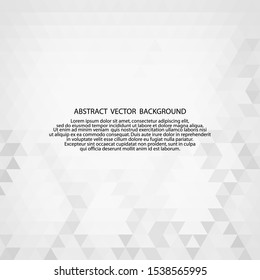 Template brochure design Gray and white triangle. presentation layout