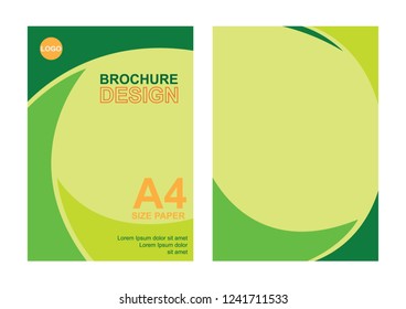 Template brochure design. Vector banner poster simple in Eps10.