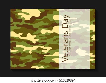 Template brochure Veteran's Day