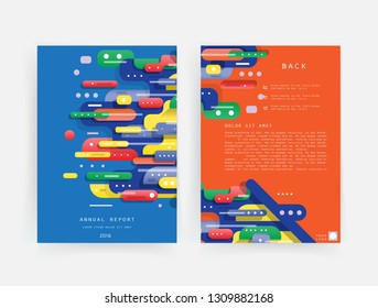 Template brochures, flyers, business presentations.