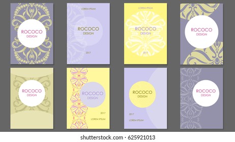 template brochures Rococo 