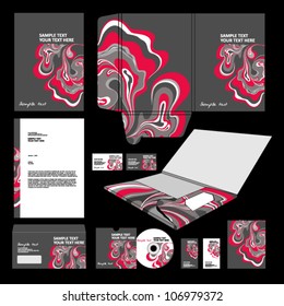 Template for Business artworks. Vector.