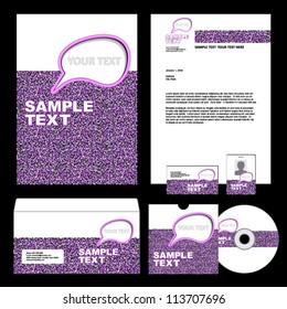 Template for Business artworks. Vector.