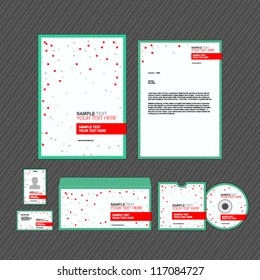 Template for Business artworks. Vector.