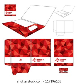 Template for Business artworks. Vector.