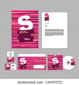 Template for Business artworks. Vector.