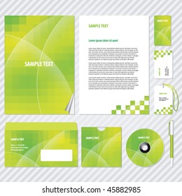 Template for Business artworks. Vector
