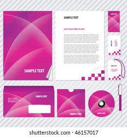  Template for Business artworks. Vector