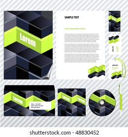 Template for Business artworks. Vector