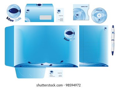 Template for Business artworks. Vector