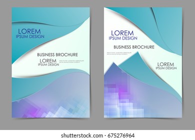 Template for business brochures. A4 size corporate business catalogue cover. Business presentation with  graphic elements.