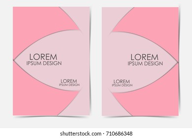 Template for business brochures. A4 size corporate business catalogue cover. Business presentation with  graphic elements.