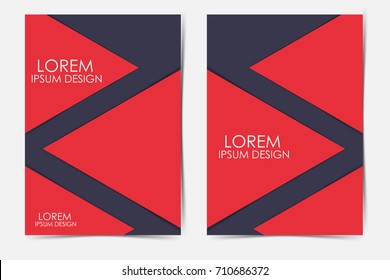 Template for business brochures. A4 size corporate business catalogue cover. Business presentation with  graphic elements.