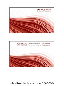Template for Business Card. Eps10.