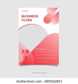 template business flyer modern background vector illustration eps 10