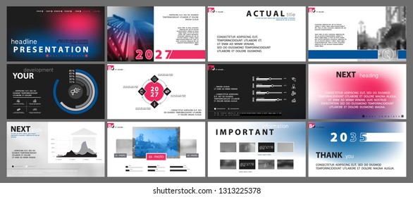 Template for business presentations. Elements of a gradient, red blue white background. Multipurpose slide, Infographics, monitor, cover postcard,report, advertisement, text,brochure, marketing banner