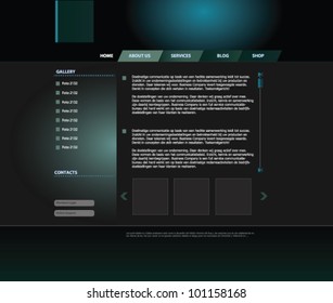 template business website
