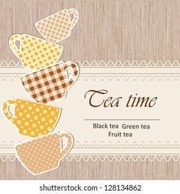 Template of a cafe menu