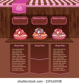 Template for Cake Recipes Web site