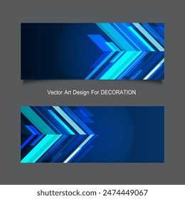 Template card and banner design for decorate