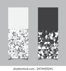 Template card and banner design for decorate