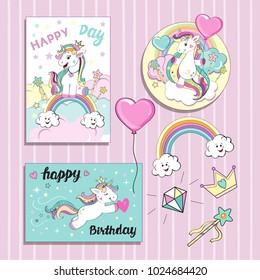 unicorn birthday stock images royalty free images