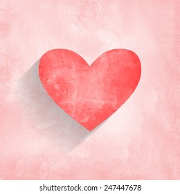 Template cards draw a heart with shadow on watercolor background