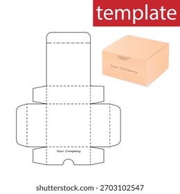  Una Plantilla para tallar una caja postal o de regalo. Caja de almacenamiento
