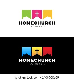 Template christian logo, emblem for school, college, seminary, church, organization.