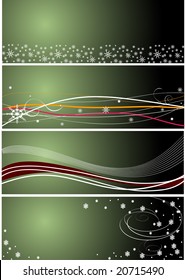Template of a Christmas card