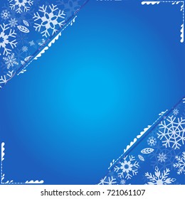template christmas card in square size, for wallpaper, banner, vector illustration