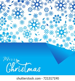 template christmas card in square size, for wallpaper, banner, vector illustration