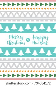 template christmas, with free space for text, for banner or card, size A4, vector