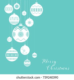 template christmas, with free space for text, for banner or card, vector