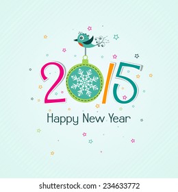 Template Christmas greeting card, vector illustration