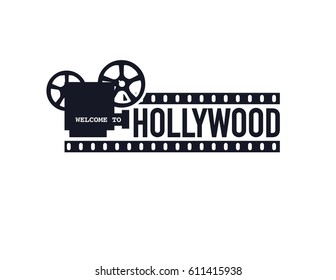 Template cinema poster Vector illustration.