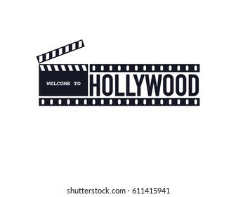 Dibujo del vector de la plantilla de cine.