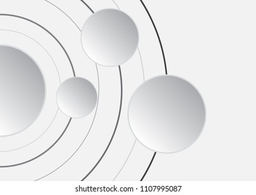 Template circle abstract background