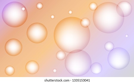 Template with circles. For flyer, brochure, booklet and websites design Vector illustration