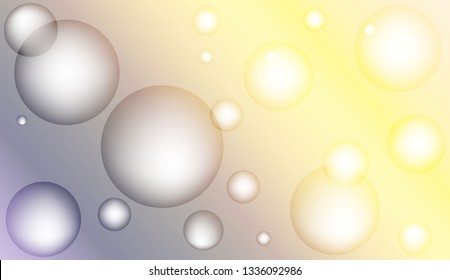 Template with circles. For flyer, brochure, booklet and websites design Vector illustration