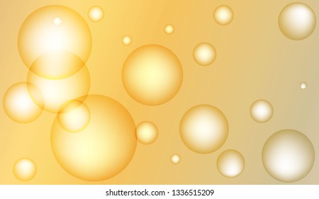 Template with circles. For flyer, brochure, booklet and websites design Vector illustration