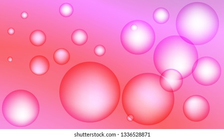 Template with circles. For flyer, brochure, booklet and websites design Vector illustration