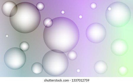 Template with circles. For flyer, brochure, booklet and websites design Vector illustration