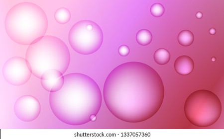 Template with circles. For flyer, brochure, booklet and websites design Vector illustration