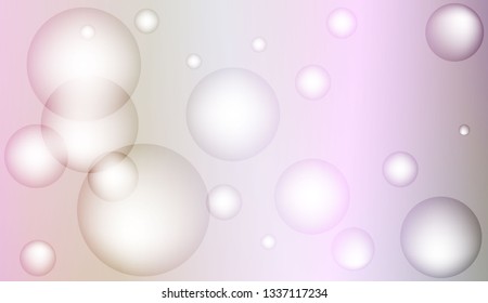 Template with circles. For flyer, brochure, booklet and websites design Vector illustration