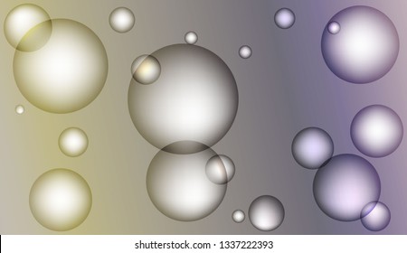 Template with circles. For flyer, brochure, booklet and websites design Vector illustration