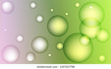 Template with circles. For flyer, brochure, booklet and websites design Vector illustration