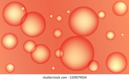 Template with circles. For flyer, brochure, booklet and websites design Vector illustration